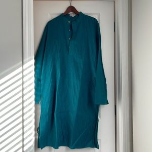 Mens cotton Indian kurta - long